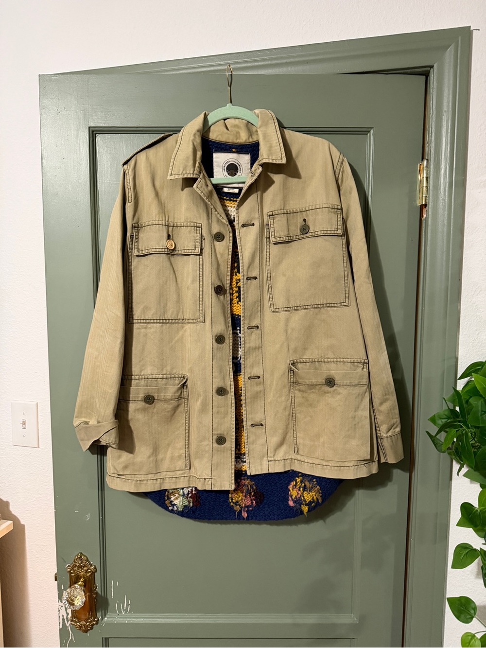 Women’s  Tan Utility Field Jacket - Casual Workwear
